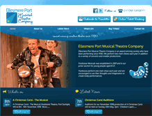 Tablet Screenshot of ellesmereportmusicaltheatre.co.uk